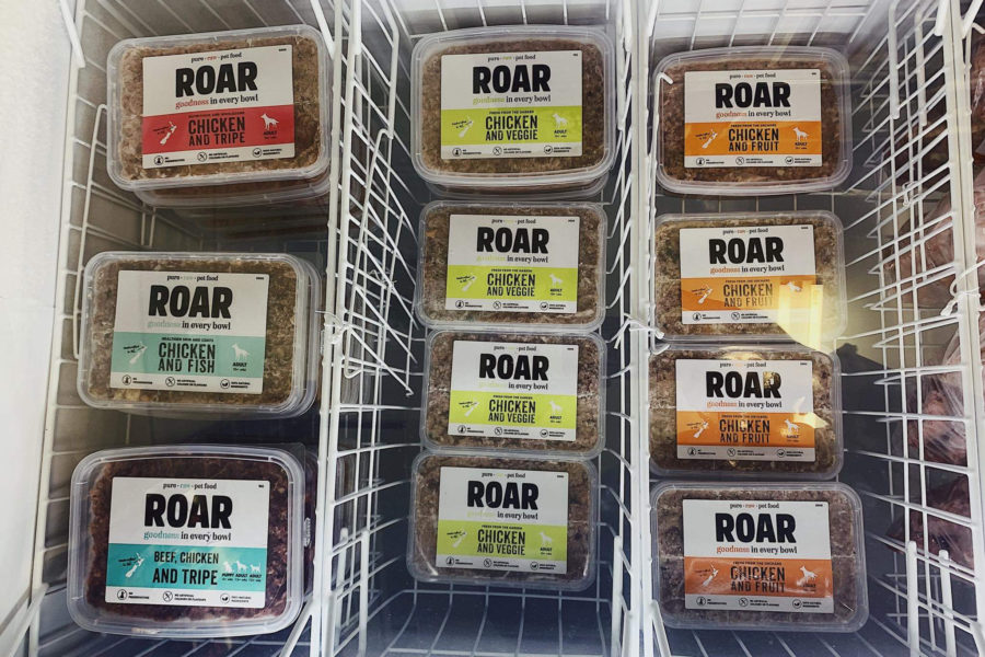 roar frozen dog food